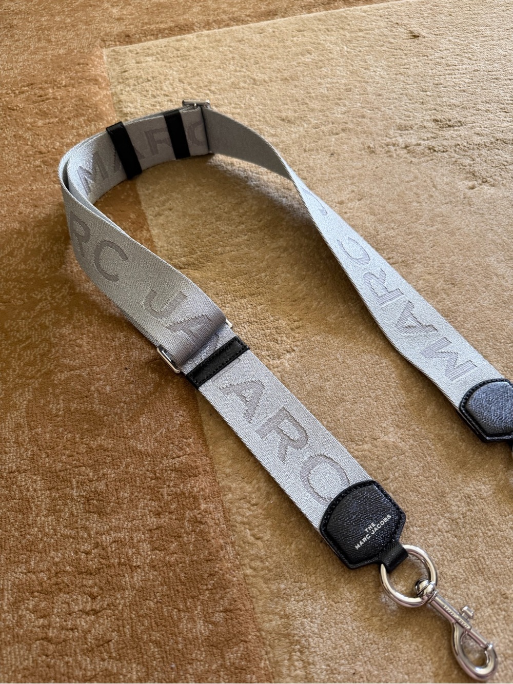 Marc Jacobs Silver Webbing Strap with Silver Hardware - Picture 5 of 5